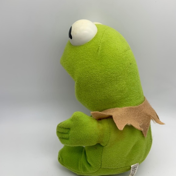 Vintage Jim Henson Baby Kermit the Frog 8" Muppet Plush Doll 1987 - Picture 9 of 16